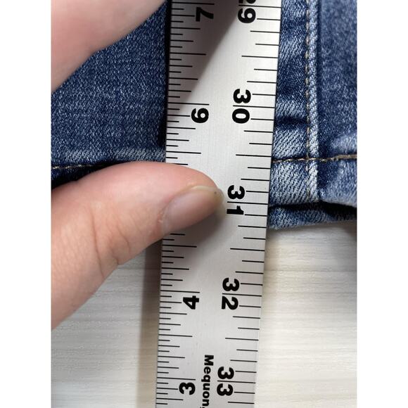 Levis 314 Shaping Straight Jeans Womens 14 Blue Stretch Denim Mid Rise - Picture 6 of 11